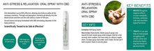Load image into Gallery viewer, CBD Anti-Stress &amp; Relaxation Oral Spray