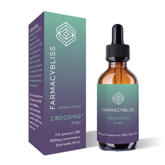 Farmacybliss CBDOSING™ Drops – 1500mg