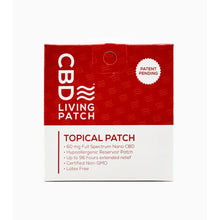 Load image into Gallery viewer, CBD Living Topical Patch