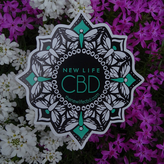 New Life CBD Sticker