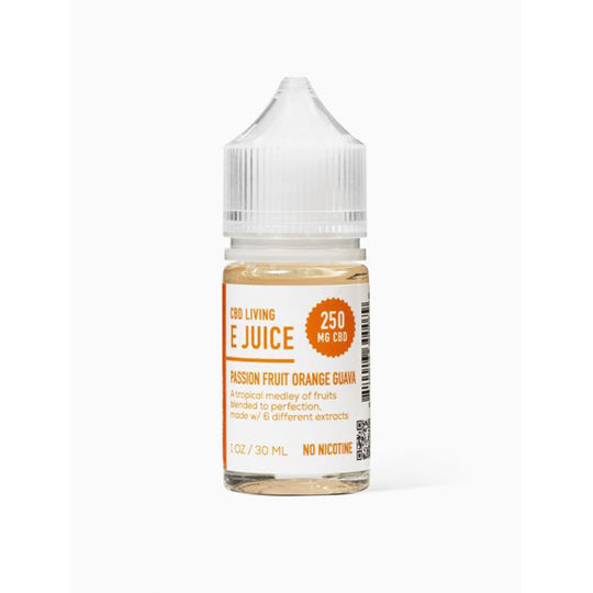 CBD Living E-Juice 250mg – Passion Fruit Orange Guava