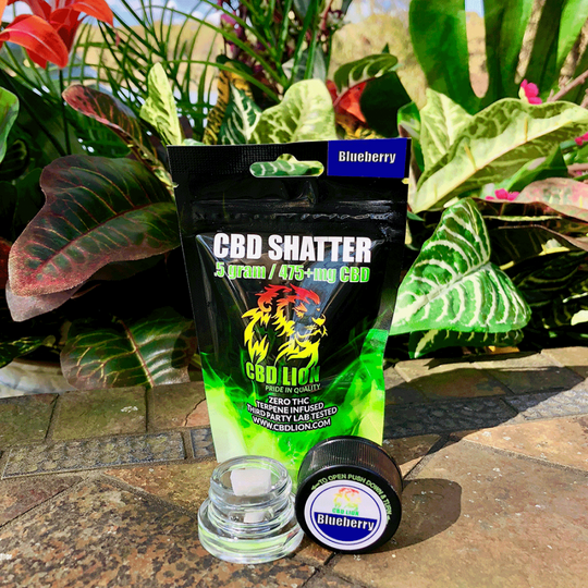 CBD Shatter .5 Gram (1/2 Gram)