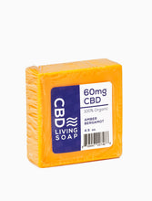 Load image into Gallery viewer, CBD Living Soap 60mg Amber Bergamot