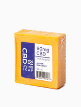Load image into Gallery viewer, CBD Living Soap 60mg Amber Bergamot