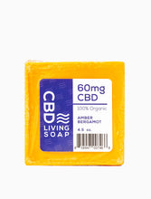 Load image into Gallery viewer, CBD Living Soap 60mg Amber Bergamot