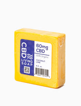 Load image into Gallery viewer, CBD Living Soap 60mg Coconut Lime