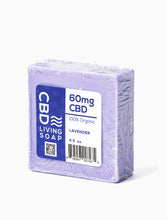 Load image into Gallery viewer, CBD Living Soap 60mg Lavender