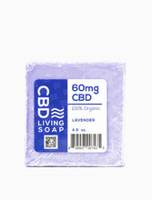 Load image into Gallery viewer, CBD Living Soap 60mg Lavender