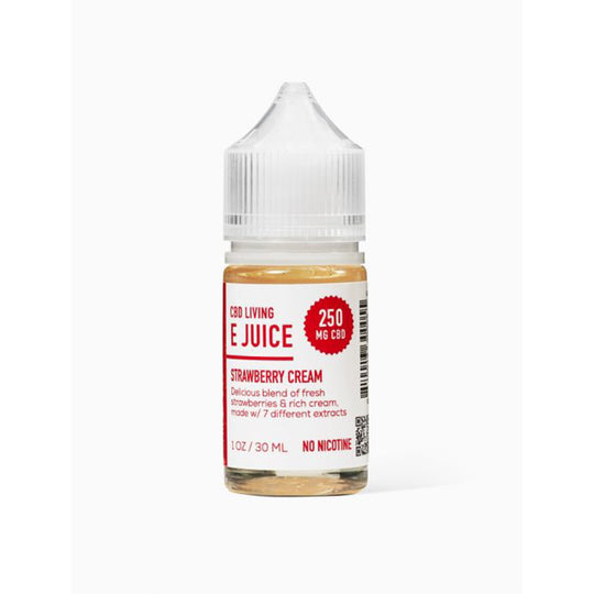 CBD Living E-Juice 250mg – Strawberry Cream