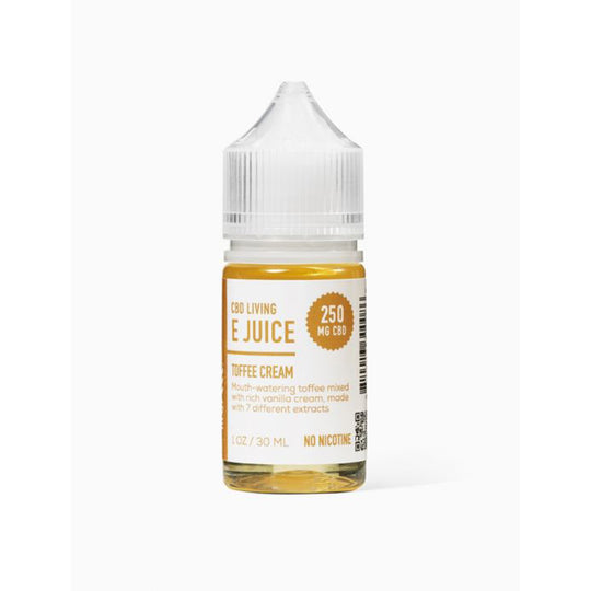CBD Living E-Juice 250mg – Toffee Cream