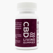 Load image into Gallery viewer, CBD Living Vegan Gummies Bottle