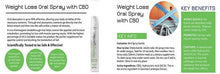 Load image into Gallery viewer, CBD Oil Spray Weight Loss With 60% HCA
